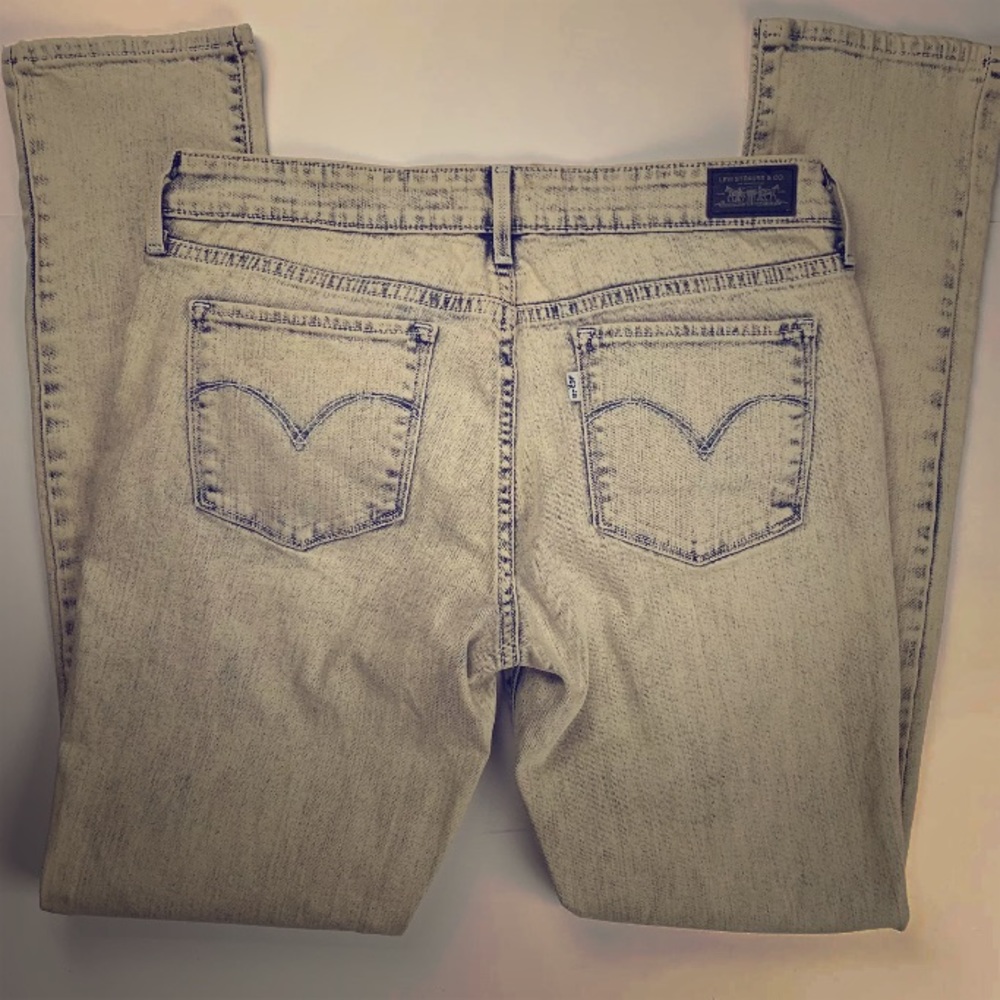 Levis Womens 10 x 30 Jeans Demi Curve Modern Rise
